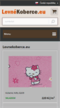 Mobile Screenshot of levnekoberce.eu